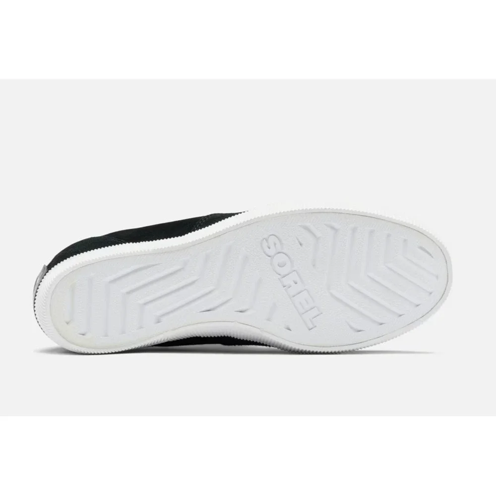 SOREL® (Women's 6)‎ Out N About™ Waterproof Slip-On Wedge Bootie in Black/White